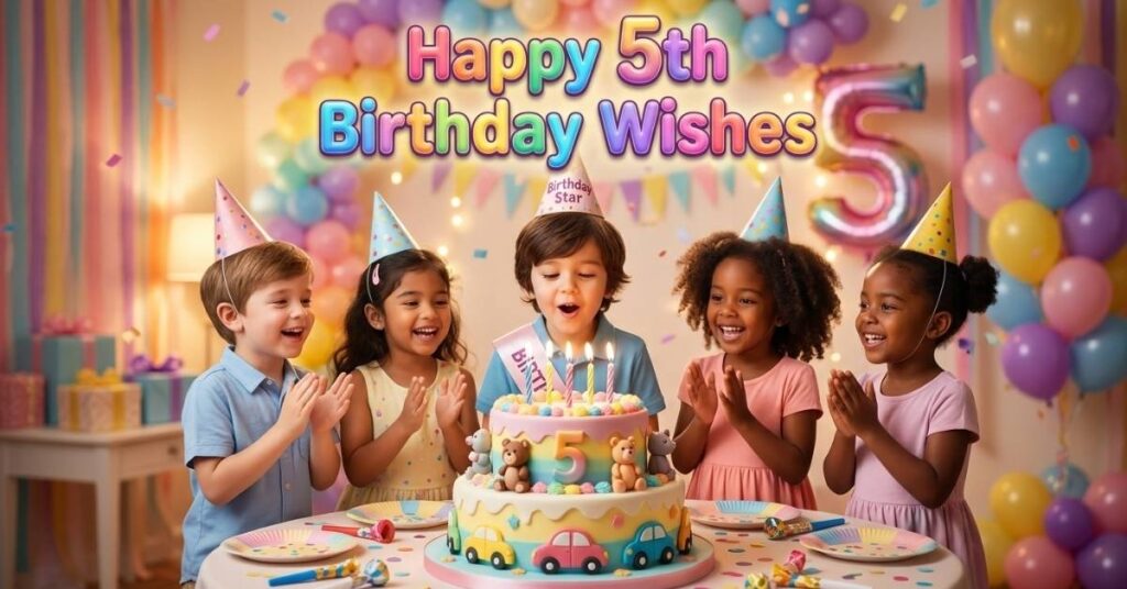 Happy 5th Birthday Wishes