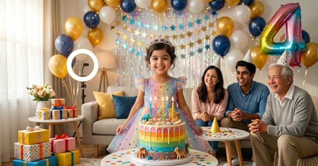 Happy 4th Birthday Wishes for Daughters
