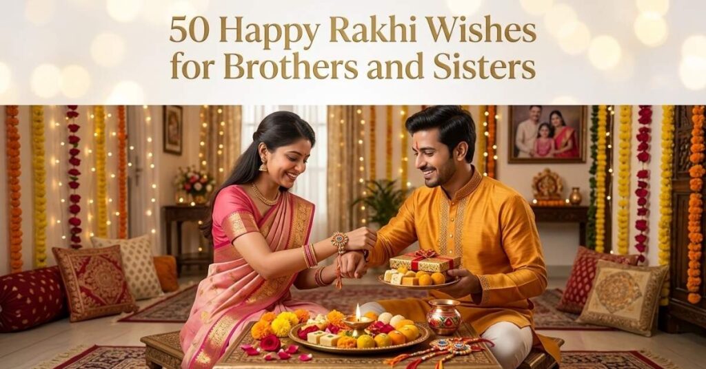 50 Happy Rakhi Wishes for Brothers and Sisters
