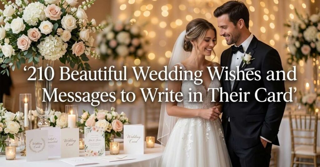210 Beautiful Wedding Wishes and Messages to Write in Their Card