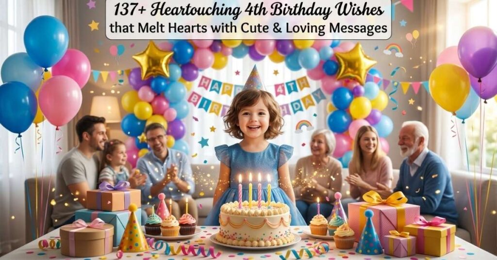Happy 4th Birthday Wishes