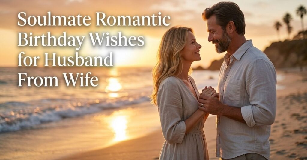 Soulmate Romantic Birthday Wishes for Husband From Wife