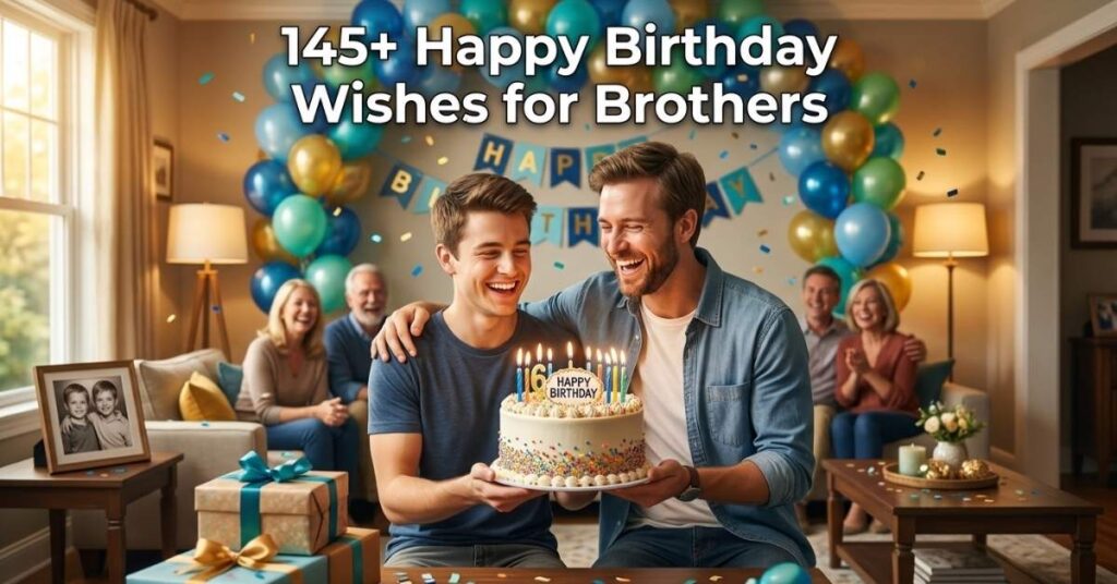 145+ Happy Birthday Wishes for Brothers