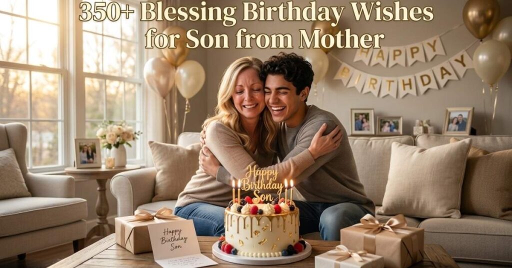 350+ Unique Blessing Birthday Wishes for Son from Mother