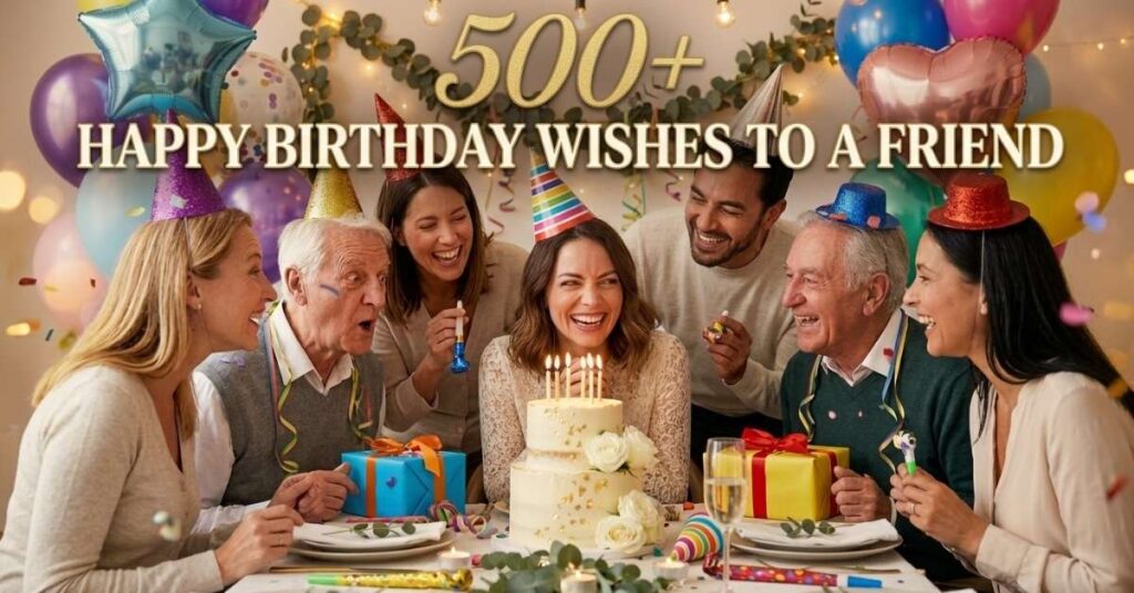 500+ Happy Birthday Wishes to a Friend