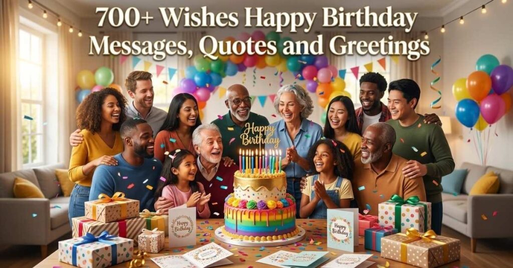 700+ Wishes Happy Birthday Messages, Quotes, and Greetings