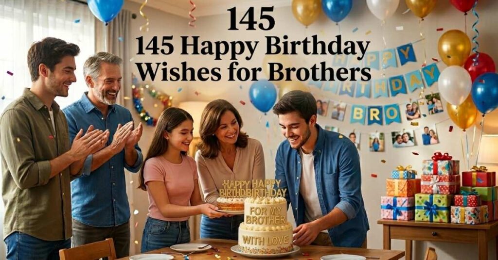 145 Happy Birthday Wishes for Brothers