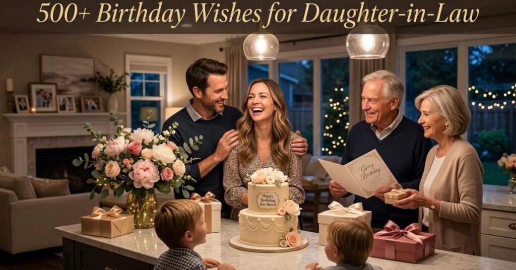 500+ Birthday Wishes for Daughter-in-Law