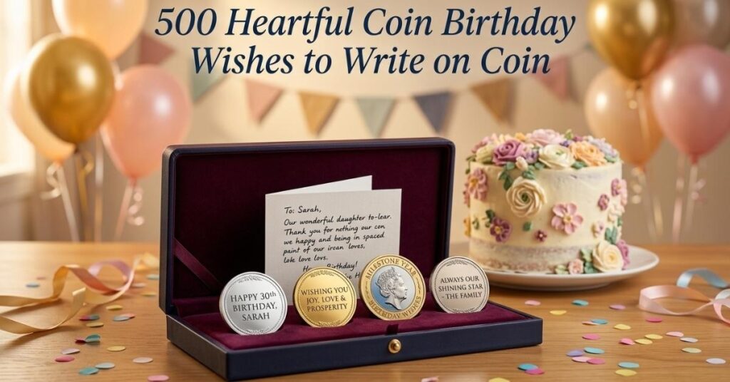 500+ Heartful Coin Birthday Wishes to Write on Coin
