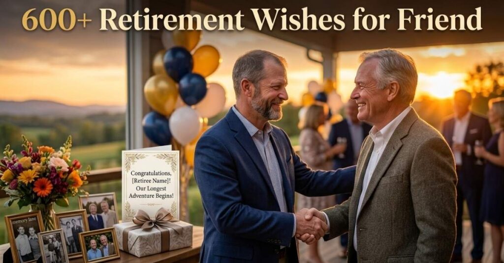 600+ Meaningful and Inspiring Retirement Wishes for Friend