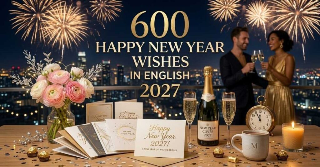 600 Happy New Year Wishes in English 2027
