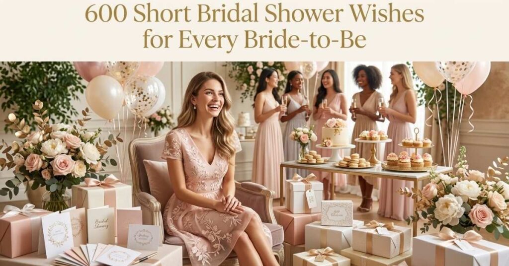 600 Short Bridal Shower Wishes for Every Bride-to-Be