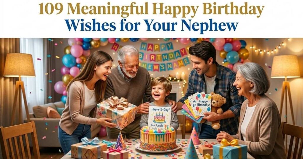 Happy Birthday Wishes for Your Nephew