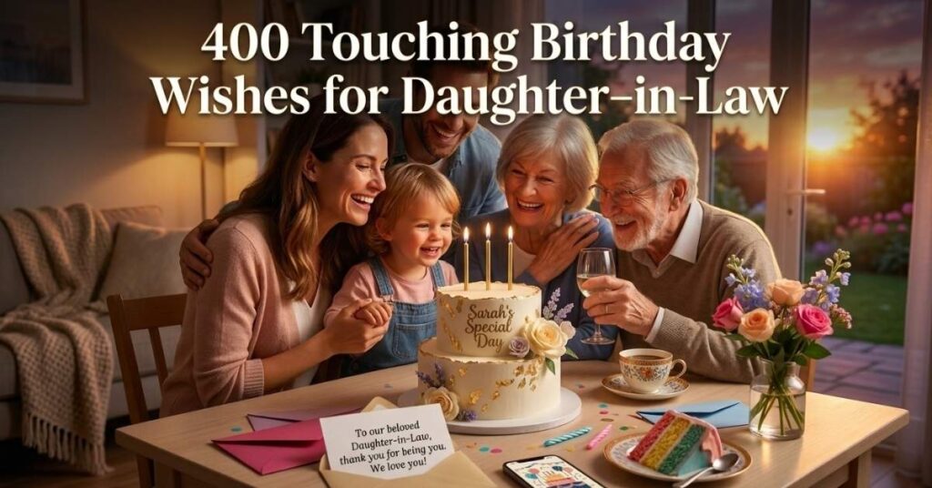 400 Touching Birthday Wishes for Daughter-in-Law