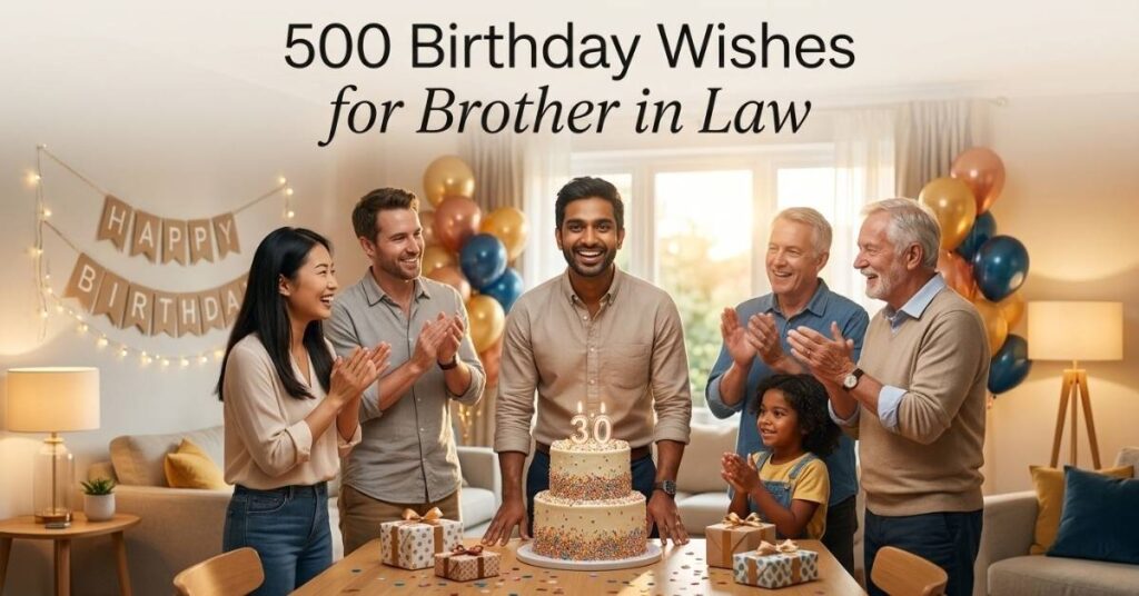 500 Birthday Wishes for Brother in Law