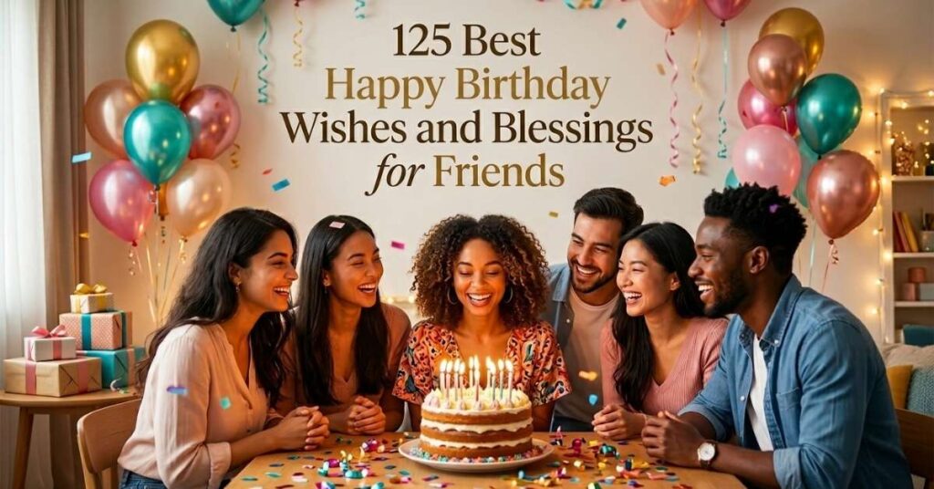 125 Best Happy Birthday Wishes and Blessings for Friends