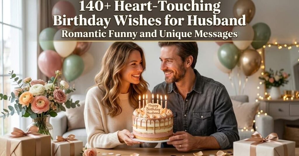 140+ Heart-Touching Birthday Wishes for Husband