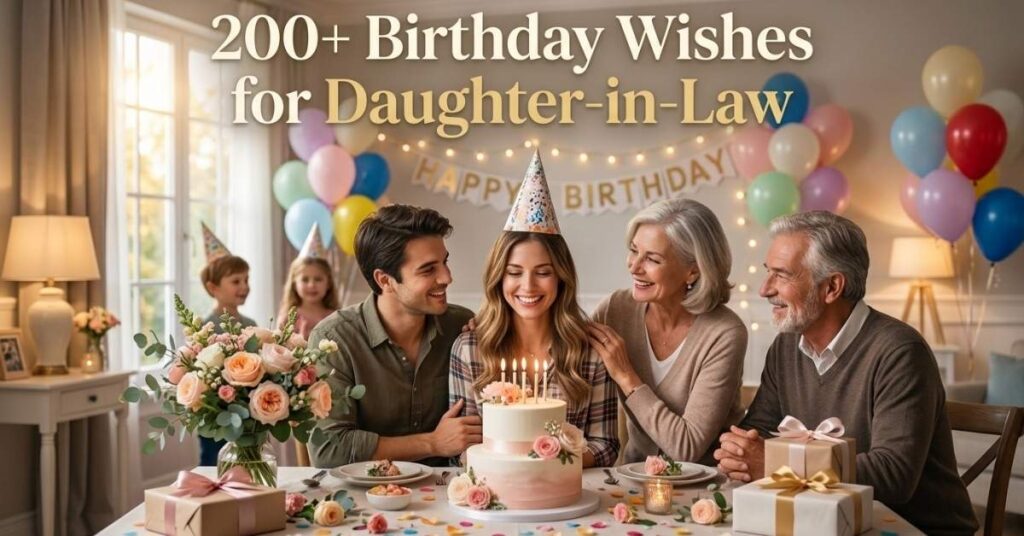 200+ Birthday Wishes for Daughter-in-Law