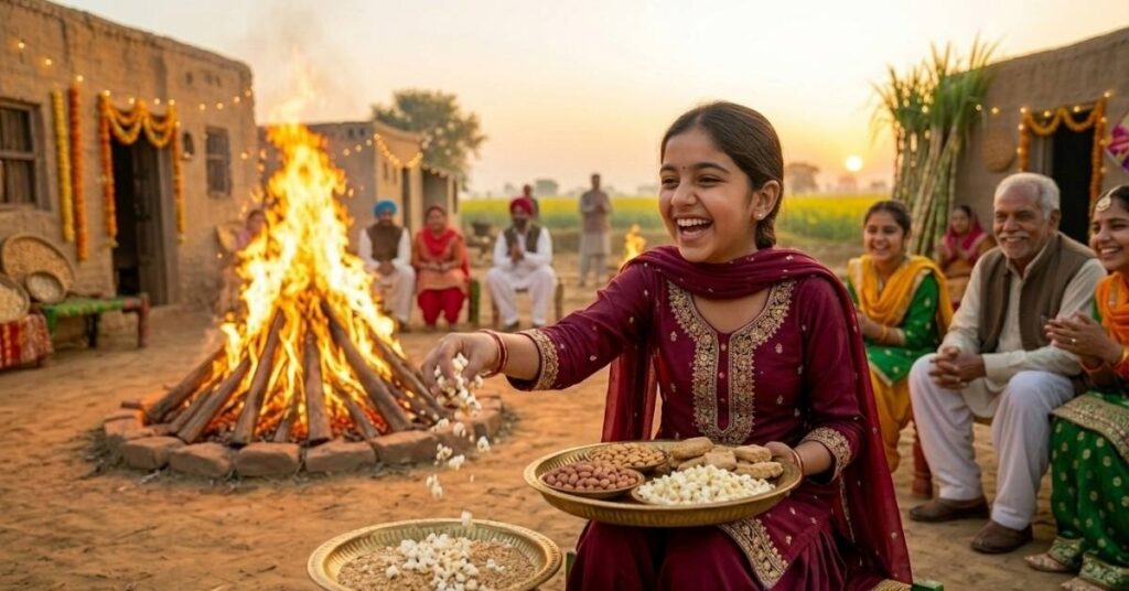 Adorable Lohri wishes for little sister
