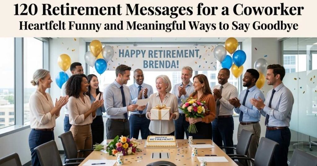 120 Heartfelt Retirement Messages for a Coworker