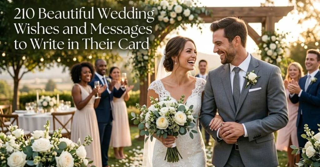 210 Beautiful Wedding Wishes and Messages to Write in Their Card