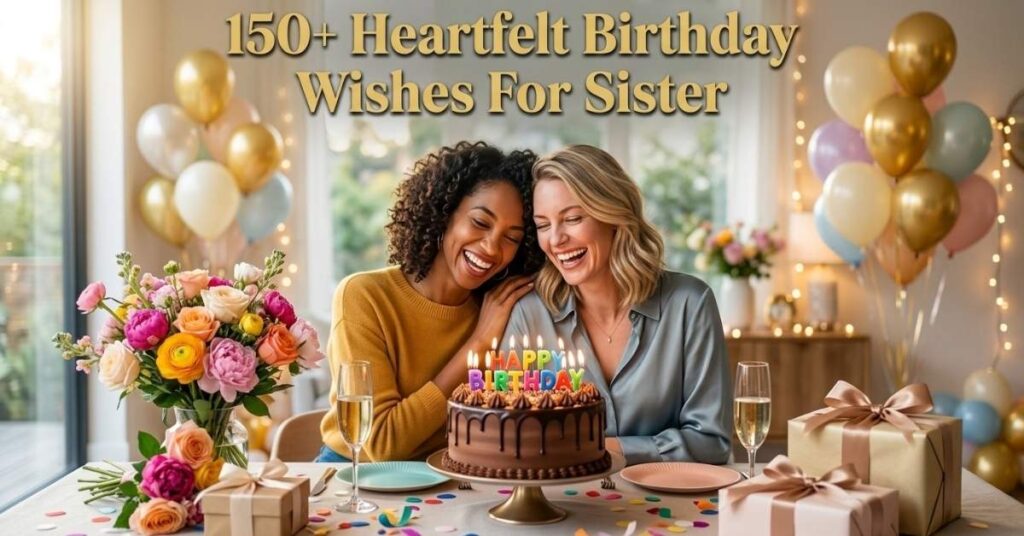150+ Heartfelt Birthday Wishes For Sister