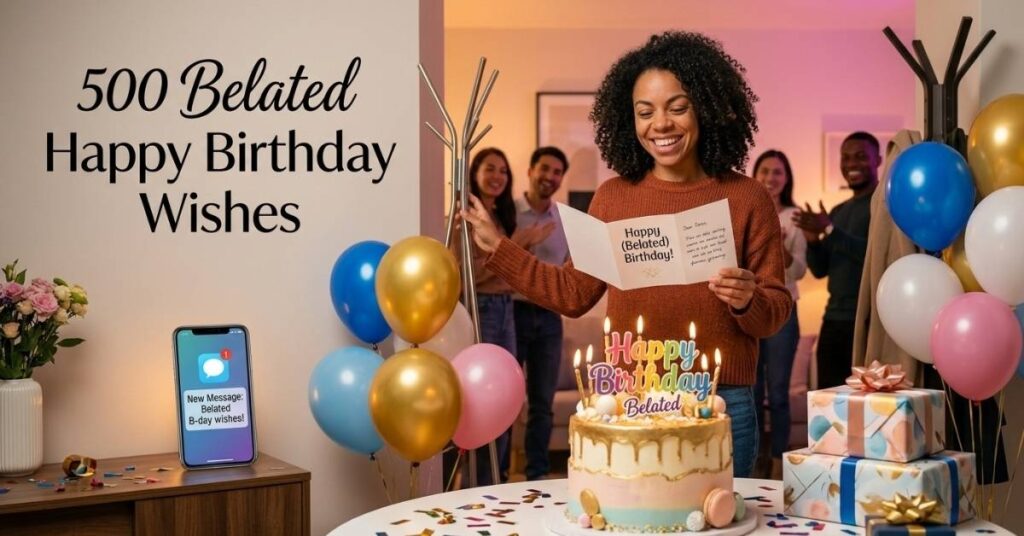 Belated Happy Birthday Wishes