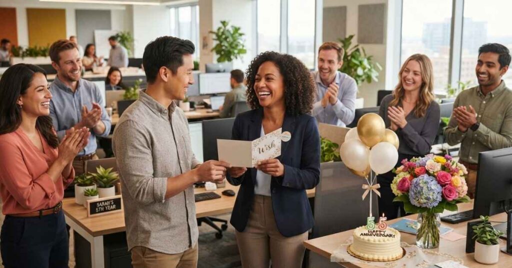 600 Work Anniversary Wishes and Messages for Every Workplace Milestone