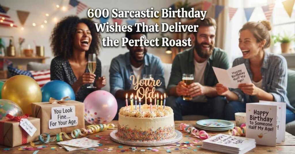600 Sarcastic Birthday Wishes That Deliver the Perfect Roast
