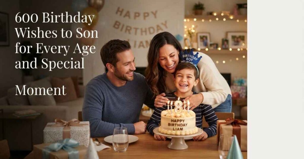 600 Birthday Wishes to Son for Every Age and Special Moment