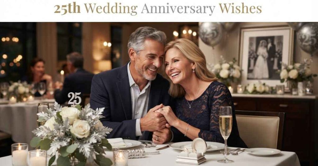 600 Beautiful 25th Anniversary Wishes, Messages, Quotes & Gift Ideas