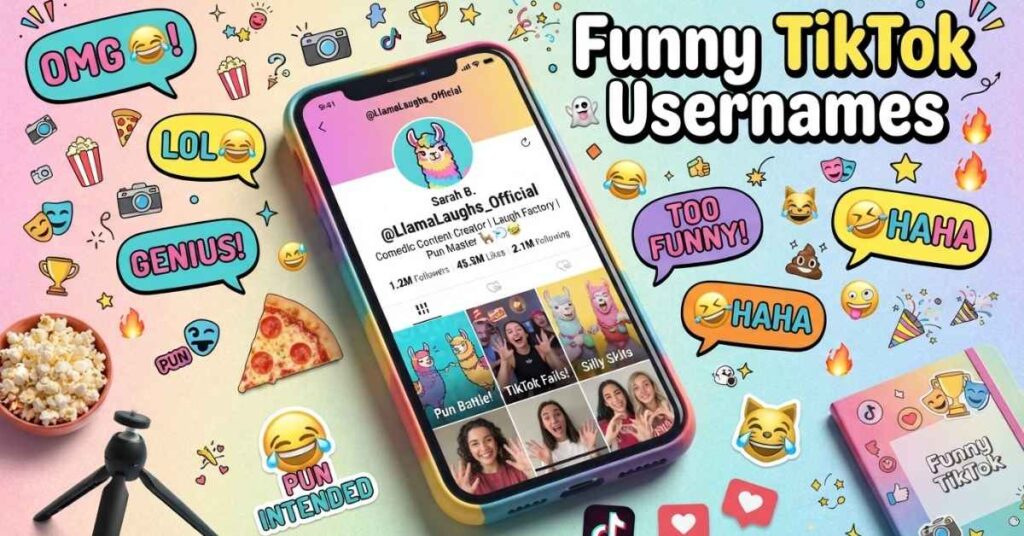 700 Funny TikTok Usernames